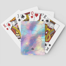 Monogramm für die Holographische Folie Spielkarten