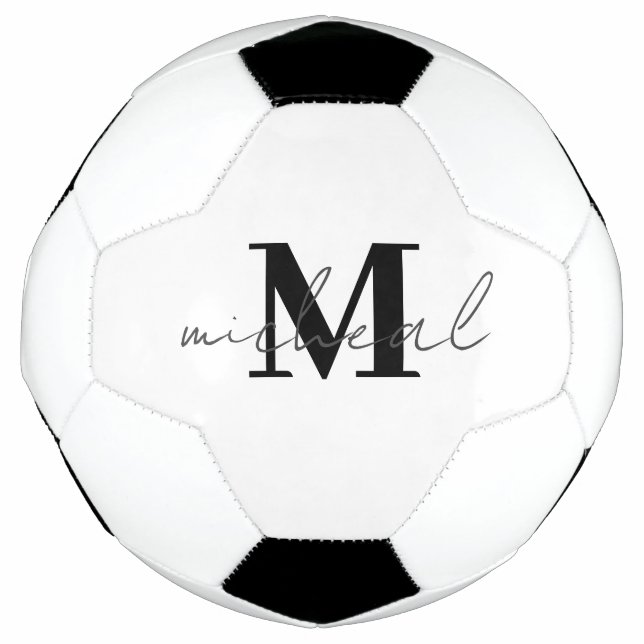 Monogramm für die personalisierte Initial- und Nam Fußball (Vorderseite)