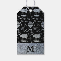 Monogramm für die Stahlampunkschifffahrt