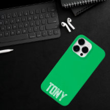 Monogramm für einen grünen Apple-Individuelle Name
