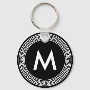 Monogramm für griechisches Schlüsseldesign Schlüsselanhänger