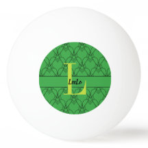 Monogramm für grüne Herzen und Name benutzerdefini