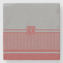 Monogramm für klassische Streifen