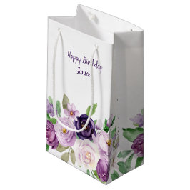 Monogramm für kleine Lila und Lavendel-Rose Kleine Geschenktüte