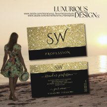 Monogramm für leuchtende Sterne aus schwarzem Glit