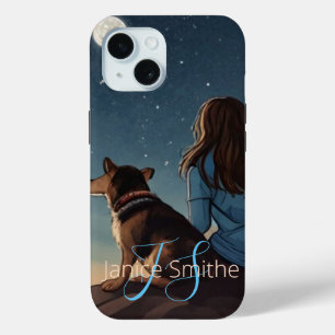 Monogramm für Mädchen und Hunde Case-Mate iPhone Hülle