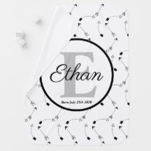 Monogramm für Minimalistische schwarze und weiße P