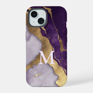 Monogramm für Minimalistischen skandinavischen Lil iPhone 15 Hülle
