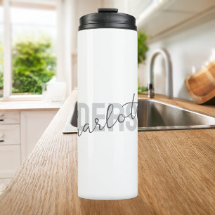 Monogramm für moderne Personalisierte Bezeichnung Thermosbecher