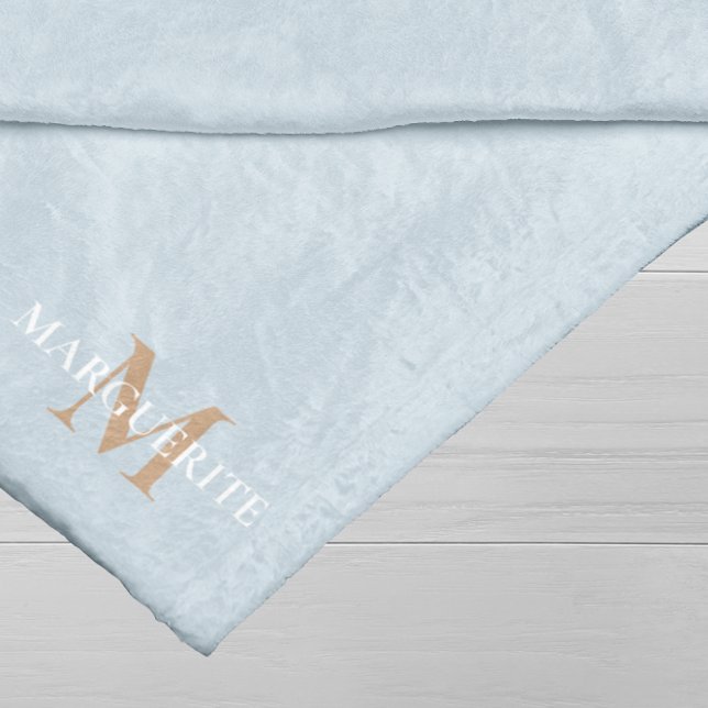 Monogramm für personalisierte Bezeichnung Fleecedecke (Von Creator hochgeladen)