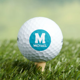 Monogramm für personalisierte Bezeichnung Golfball