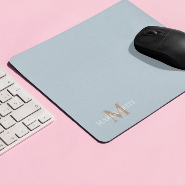 Monogramm für personalisierte Bezeichnung Mousepad (Von Creator hochgeladen)