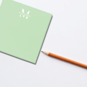 Monogramm für personalisierte Bezeichnung Post-it Klebezettel