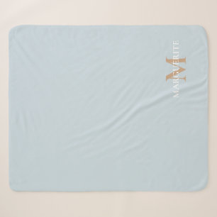 Monogramm für personalisierte Bezeichnung Sherpadecke