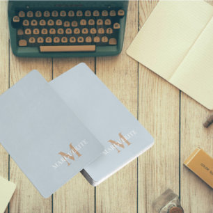 Monogramm für personalisierte Bezeichnung Spielkarten