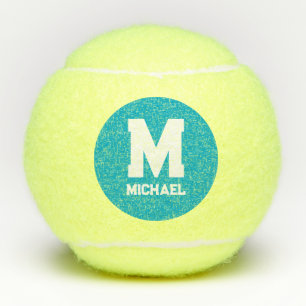 Monogramm für personalisierte Bezeichnung Tennisbälle