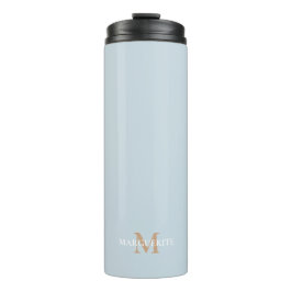 Monogramm für personalisierte Bezeichnung Thermosbecher