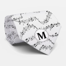 Monogramm für Schwarzweiß-Musiknote