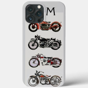 MONOGRAMM FÜR Vintage MOTORRÄDER Case-Mate iPhone Hülle