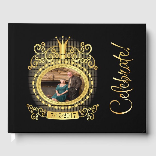 Monogramm Gast, Memory Book Gästebuch (Vorderseite)