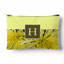 Monogramm Gelbe Chrysanthemum-Blume