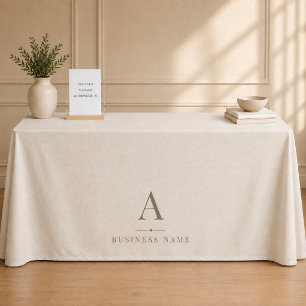 Monogramm Geschäftslinchen Tischbanner Tischdecke