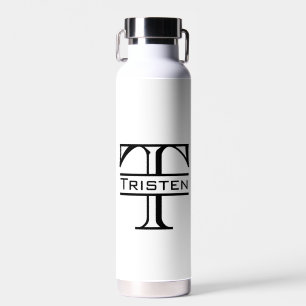Monogramm-Geschenk Klassische Initialen  Trinkflasche