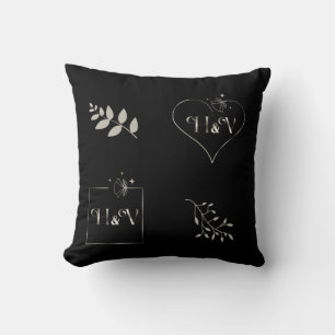 Monogramm-Geschenke für besondere Anlass Kissen
