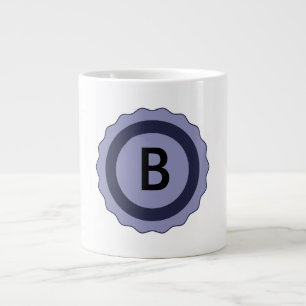 Monogramm-Geschenkgutscheine-Tasse Jumbo-Tasse