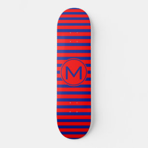 Monogramm GL gestreift RB Skateboard