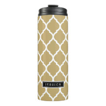 Monogramm Gold und Schwarz