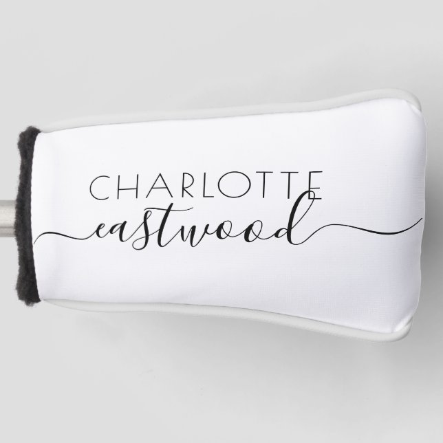 Monogramm Golf Headcover (Vorderseite)