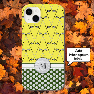 Monogramm-Golfmuster Case-Mate iPhone Hülle