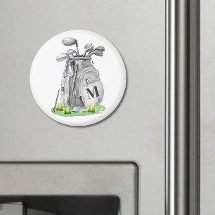 Monogramm-Golftasche Magnet