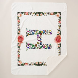 Monogramm H Sherpadecke