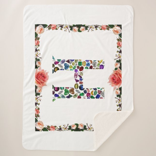 Monogramm H Sherpadecke (Vorderseite)