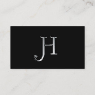 Monogramm-H-Visitenkarten Visitenkarte