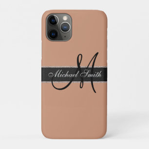 Monogramm Hintergrund für die antike Messingfarbe Case-Mate iPhone Hülle