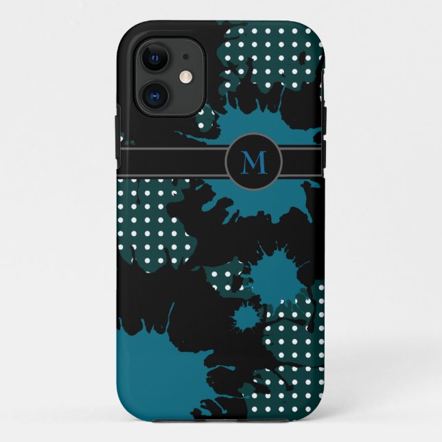 Monogramm hinzufügen Case-Mate iPhone hülle (Rückseite)