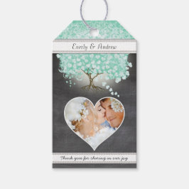 Monogramm-Hochzeitsminze oder eine beliebige Foto- Geschenkanhänger