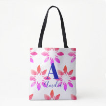 Monogramm Hot Pink Aquarell Retorale