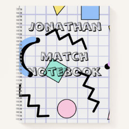 Monogramm hübsches passendes Thema Cute Grafik für Notizbuch