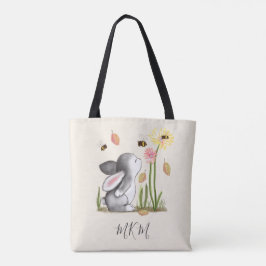 Monogramm Hustenbeutel aus Weiß Tasche