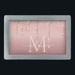 Monogramm Ihre Name Rose Gold Glitzer Gürtelschnal Rechteckige Gürtelschnalle<br><div class="desc">Gürtelschnallen mit Monogram Name Text Rose Gold Blush Glitzer Sparkle Personalisiert Geburtstag - Geburtstag oder Hochzeitsgeschenk / Beißig - Fügen Sie Ihren Buchstaben / Name - Text oder Entfernen - Make your Special Gürtelschnüre Geschenk - Verkleinern und verschieben oder entfernen und fügen Sie Text / Elemente mit Anpassungstool. Design von...</div>