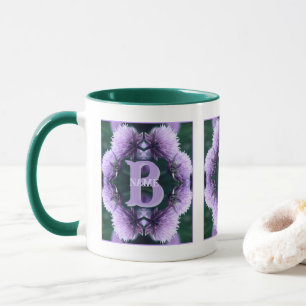 Monogramm Ihres Anfangsbuchstabens Namen Allium Pe Tasse