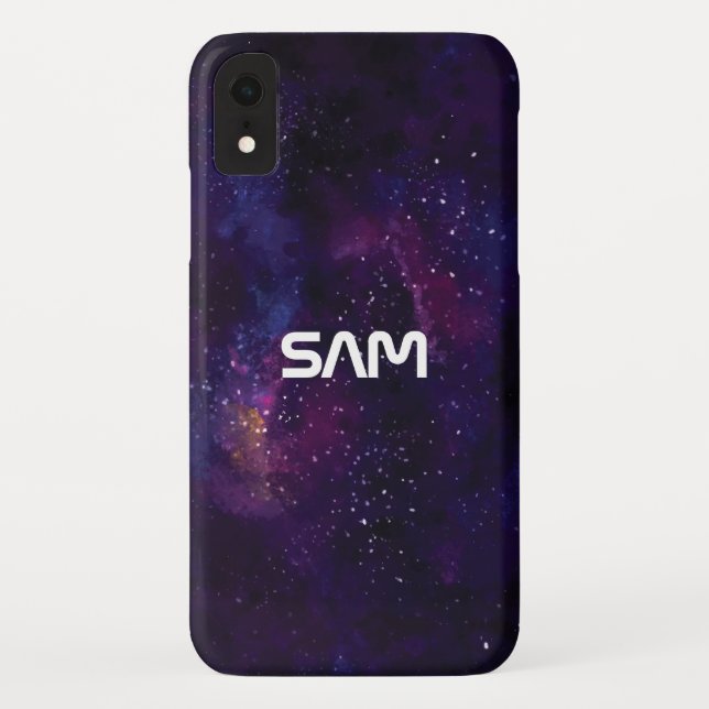 Monogramm im Leerraum Case-Mate iPhone Hülle (Rückseite)