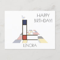 Monogramm im modernen Kunststil. Buchstabe L