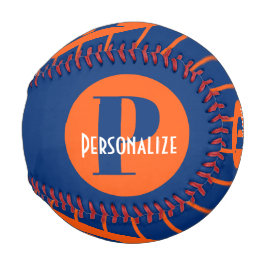 Monogramm Individuelle Name Personalisiert Basebal Baseball