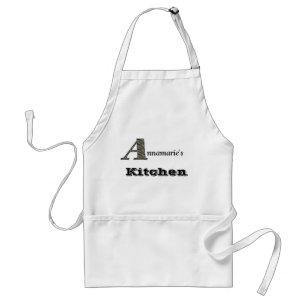 Monogramm Initiale A Hortensienblüten Personalized Schürze