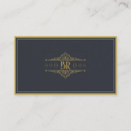 Monogramm-Initialen unterscheiden Persönliche Indi Visitenkarte